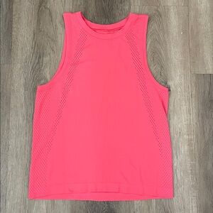 Lululemon Train to Be Tank Top Lip Gloss Pink Size 4 Running Training Womens